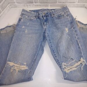 Flare distressed size 4